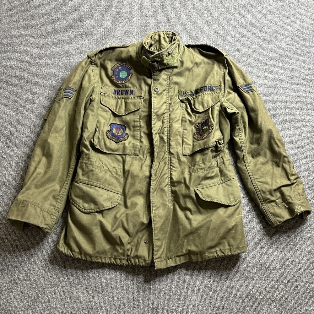 US Air Force OG-107 Cold Weather Field Coat Vintage Small Short Senior Airman EU